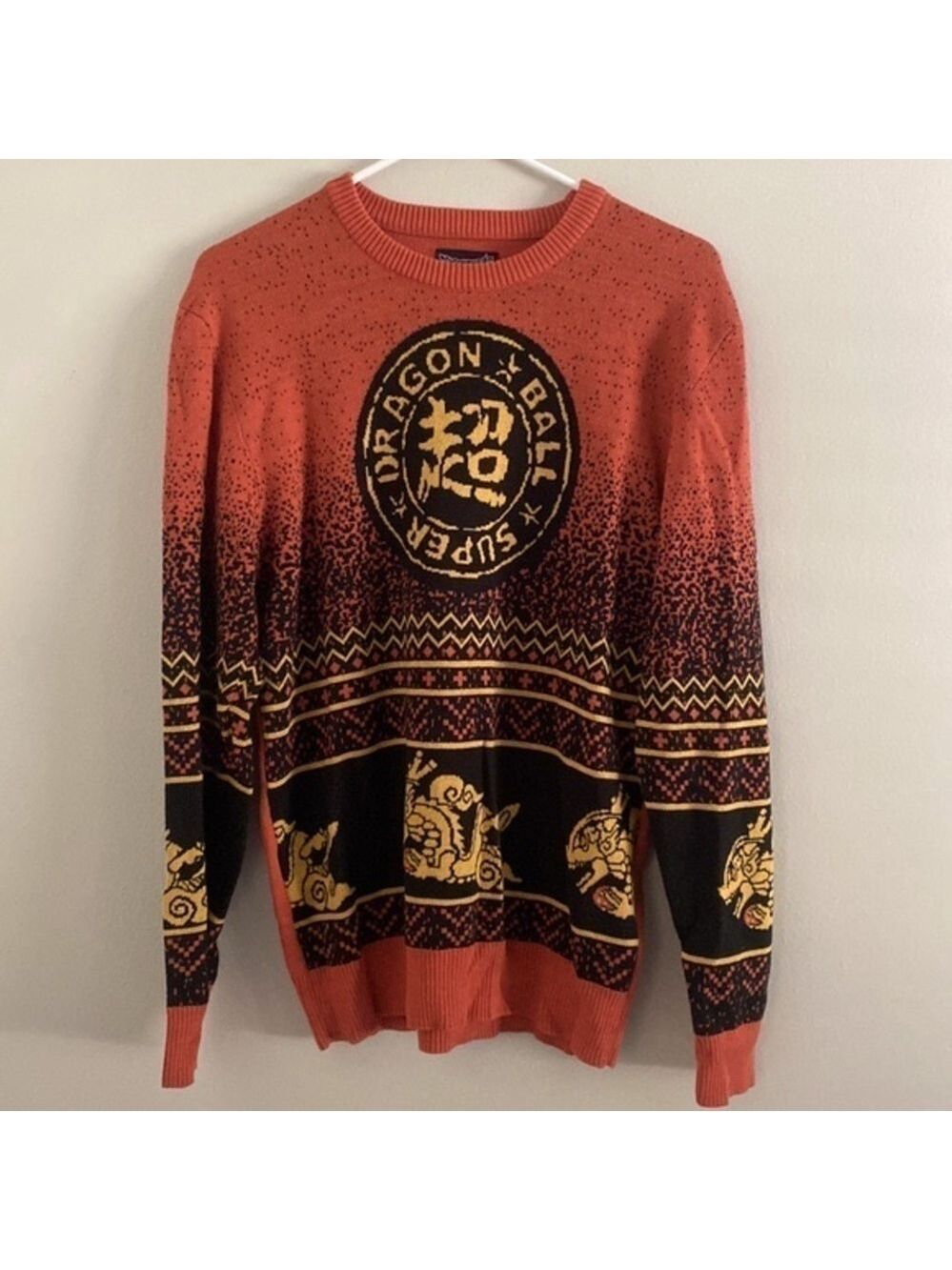 DragonBall Z rust color sweater